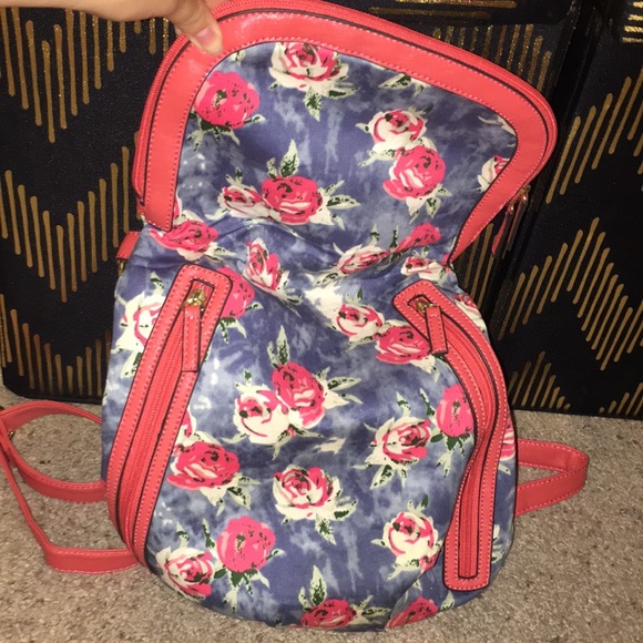 Floral Backpack Handbag - Picture 2 of 6